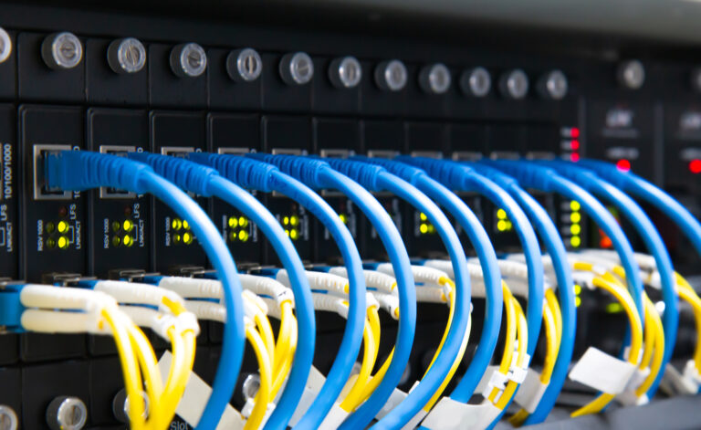 Information technology,ethernet cable on network switches