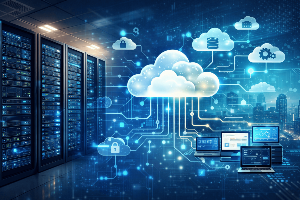 AdvanZIT integrated cloud infrastructure setup and resilience map